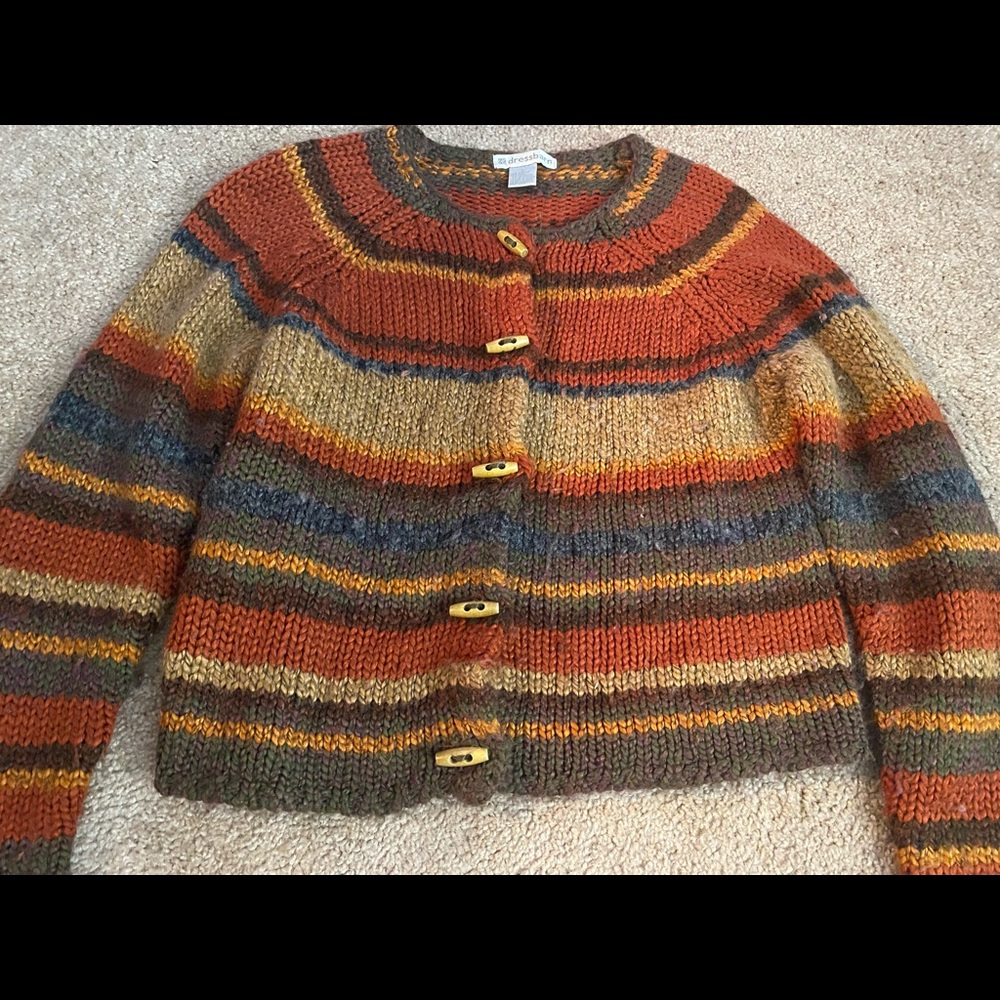 Warm Fall Colored Knitted Sweater!!
